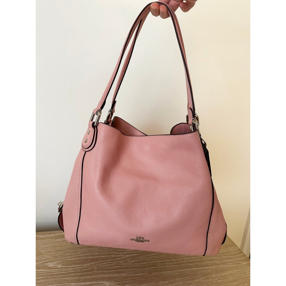 Coach Edie 31 Handbag - Light Pink - Picture 4 of 16